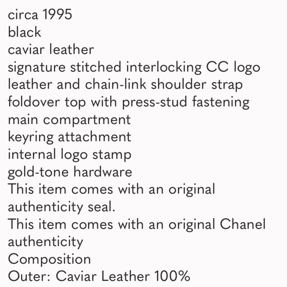 CHANEL 1995 Stitch Case Caviar PM Pochette - Picture 14 of 14